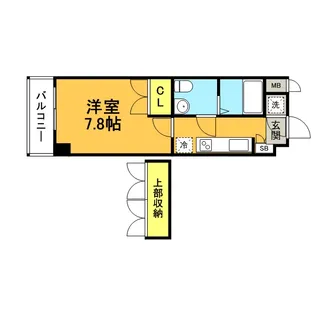 ベネフィット21博多No67【11階】の間取り