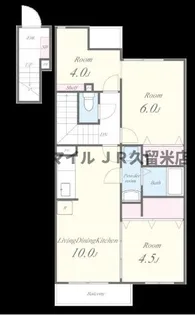 リベルテⅡ【2階】の間取り