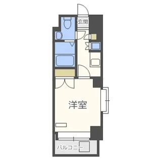 クレタ県庁前【2階】の間取り