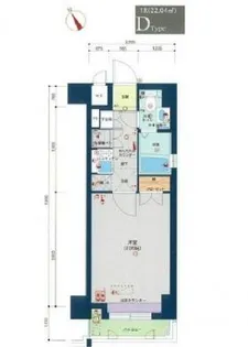サヴォイレジェント【12階】の間取り