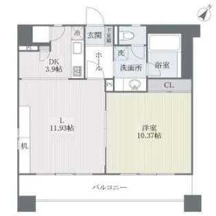 フェルト627【12階】の間取り