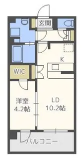 WillDo中洲【7階】の間取り