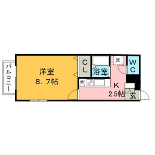 アムール松福園C【2階】の間取り