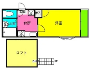 トレス博多弐番館【1階】の間取り