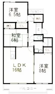 カーサあんとく弐番館【2階】の間取り