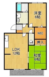 リベール国分【201号室】の間取り