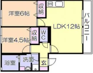プリマヴェーラ【203号室】の間取り