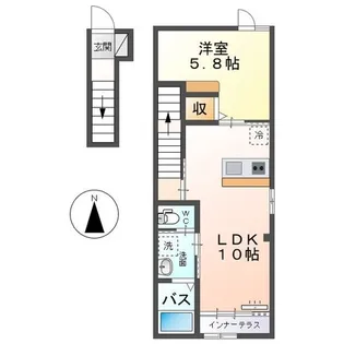 Believe【203号◎号室】の間取り