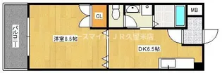 クラウンⅤ【2階】の間取り