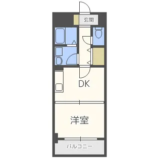 クラッセ博多駅南【9階】の間取り