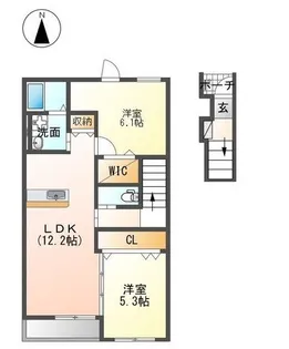 collon (コロン)【2階】の間取り