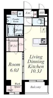 エージュ山王【2階】の間取り