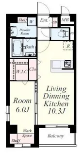 エージュ山王【2階】の間取り