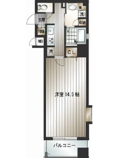 サヴォイ ジ・アトリウム【3階】の間取り