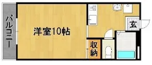 シャルムⅠ【307号室】の間取り