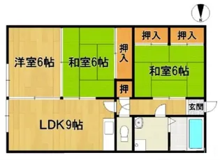 No.6山一ビル【301号室】の間取り