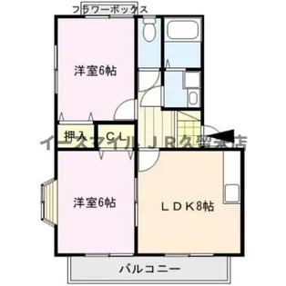 アネックス安武【1階】の間取り