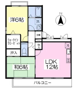 セジュール水上【103号室】の間取り