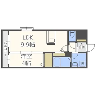 サムティ博多South(旧ASレジデンス博多駅南)【14階】の間取り