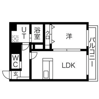 エムティースクエア吉塚駅前 【6階】の間取り