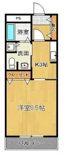 パサージュ上峰【2階】の間取り