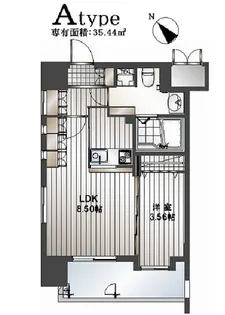 サヴォイ ブロードストリート【7階】の間取り