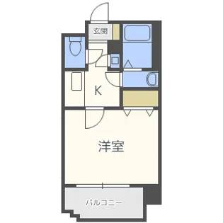 プログレッソ住吉【2階】の間取り
