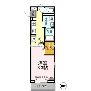 D−メゾンA棟【2階】の間取り