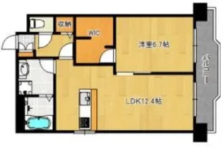 ケイジェイ博多住吉ビル【4階】の間取り