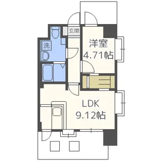 サヴォイ ブロードストリート【4階】の間取り