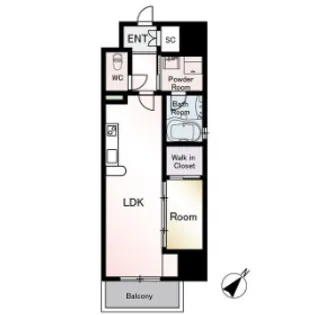 サニークレスト山王公園【11階】の間取り