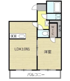 チャームビラⅡ【3階】の間取り