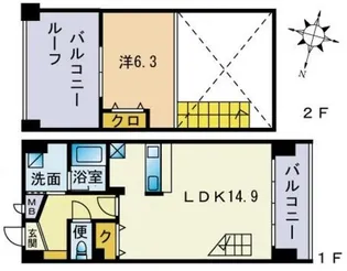 フォルビートⅡ【4階】の間取り