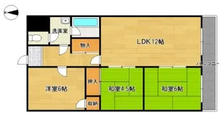 若林ビル【703号室】の間取り