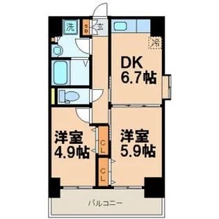 NOBLERICH博多【12階】の間取り