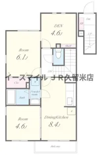 ティファニー【211号室】の間取り
