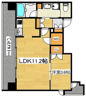 クラス博多駅南【6階】の間取り