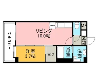 RUSSIE竹下駅前【3階】の間取り
