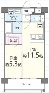 福岡県久留米市京町【マンション】の間取り
