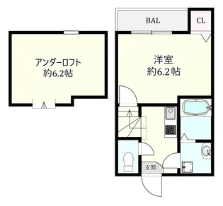 オリーブガーデン【1階】の間取り