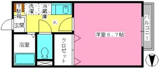 ドルフィン・ブルー【1階】の間取り