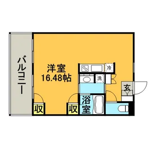 リアンシエルブルー東比恵【9階】の間取り