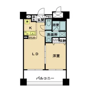 ラ・ペール・モリ【4階】の間取り