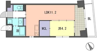 レジデンス住吉【12階】の間取り