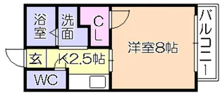 グレイス篠山【1階】の間取り
