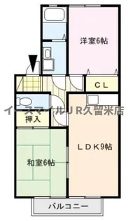 ガーデニアⅡ【2階】の間取り