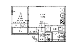 Favoloso花畑【1階】の間取り