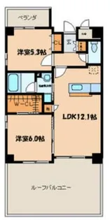 サウスフォー【2階】の間取り