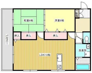 シャルムⅠ【8階】の間取り