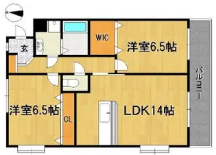 ボリ・モゼⅡ【608号室】の間取り